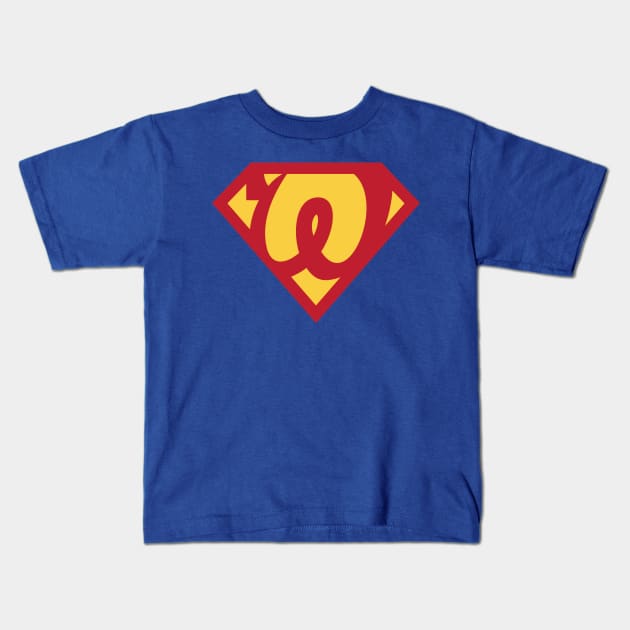 Letter W Kids T-Shirt by Ryan